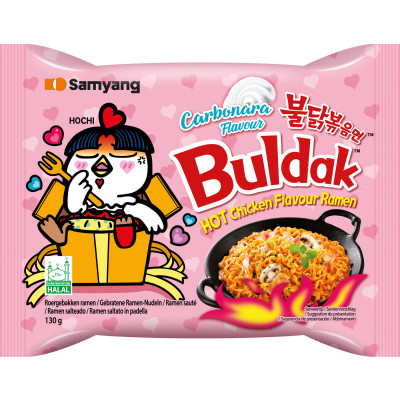 Buldak Chicken Noodles 130g -Pink