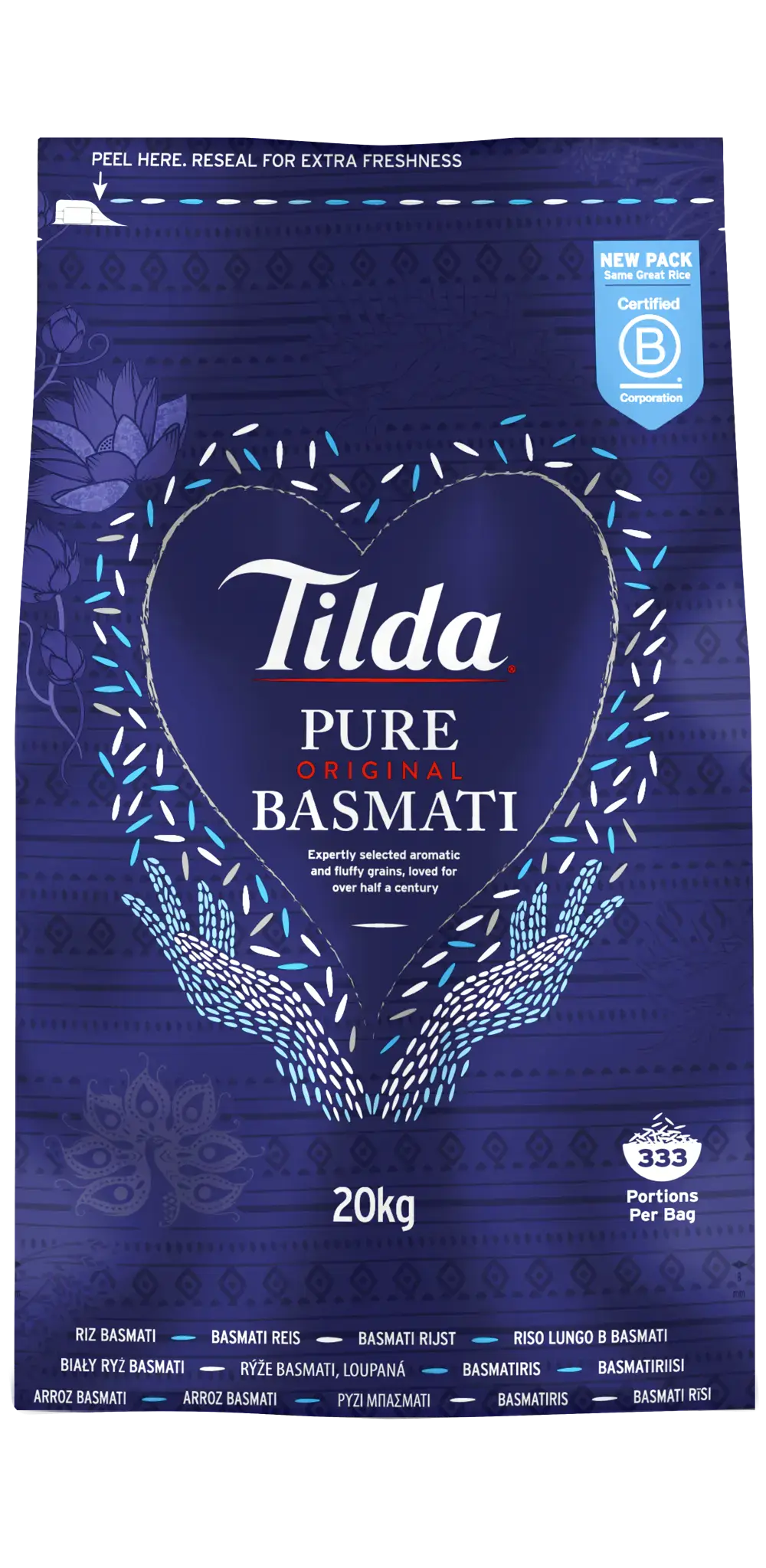 Tilda Pure Basmati Rice 20kg